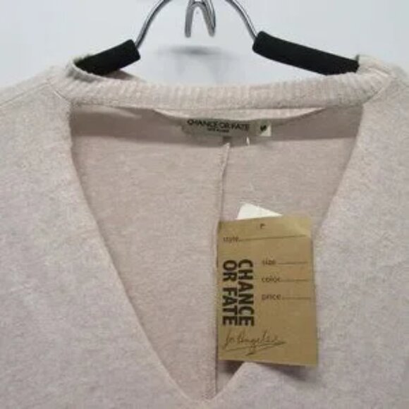 NWT! Women's Chance or Fate Cream/Beige Tunic Sweater Size Small - Picture 4 of 6